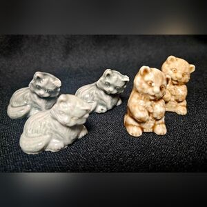 Wade England Red Rose Tea Cat Kitten Feline Figurine Whimsies Lot Of 5 *READ DSC